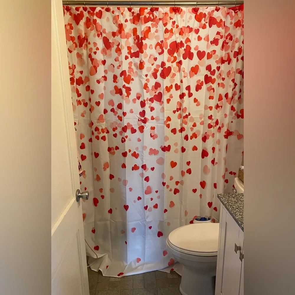 Valentines Shower Curtain